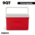 Small Cooler, 9 Quart Laguna Ice Chest, 13 Can Capacity, Red