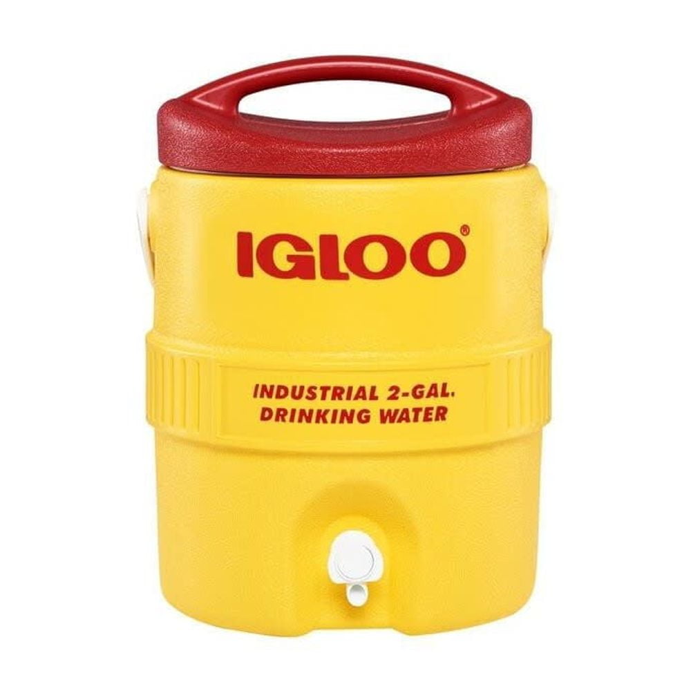 Industrial Red/Yellow 3 gal Water Cooler