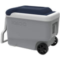 MaxCold 40 Qt. Roller Cooler, Ash Gray &amp; Aegean Sea