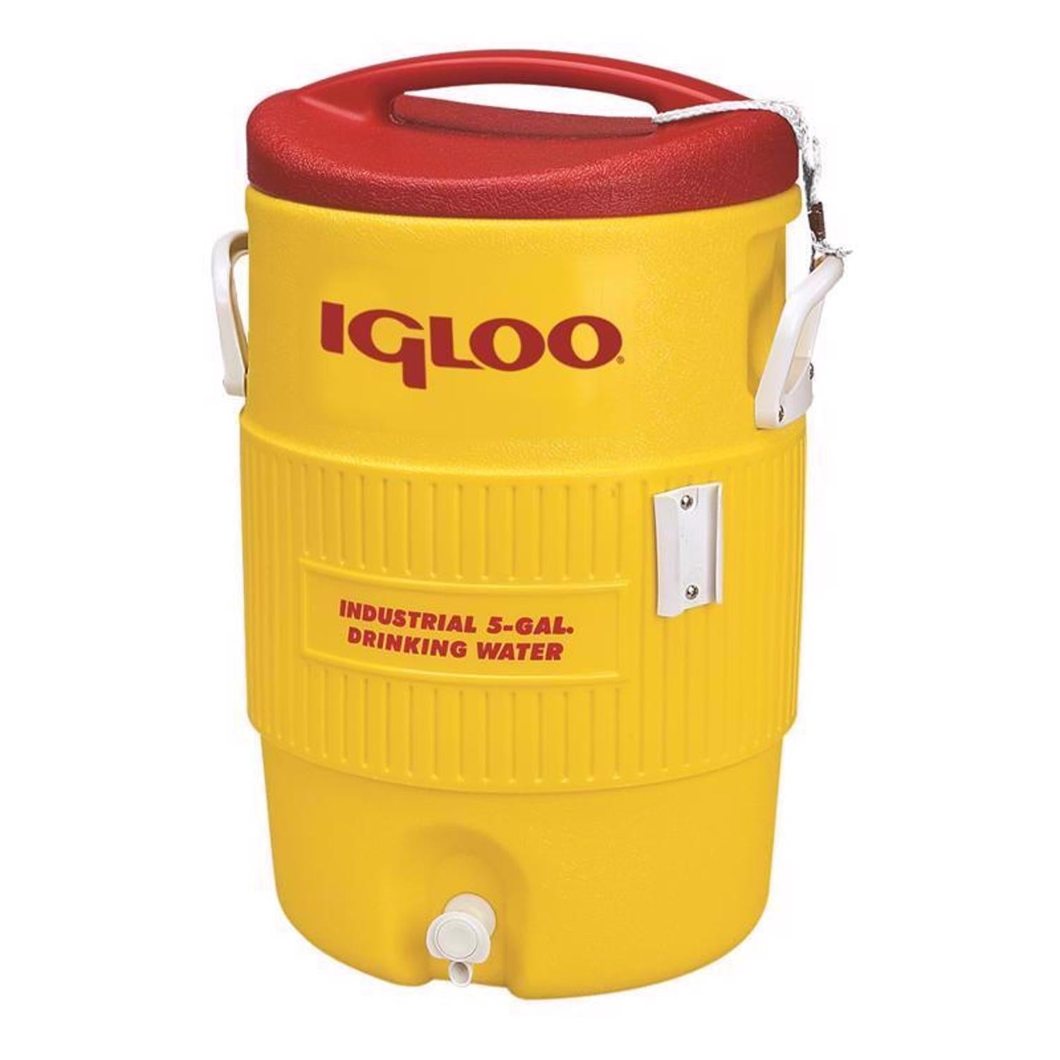 Industrial Red/Yellow 3 gal Water Cooler