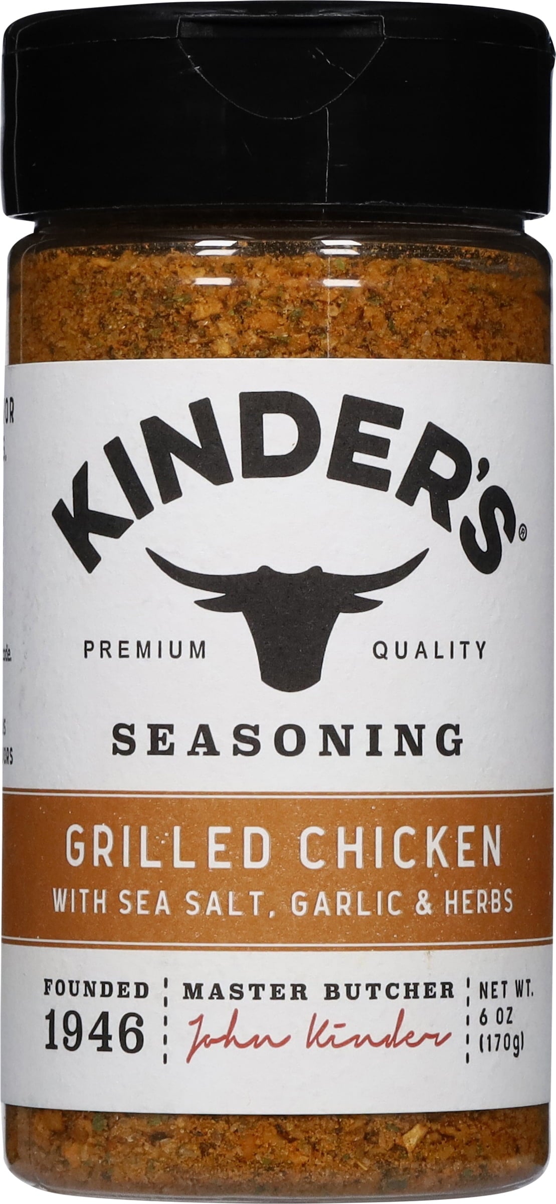 Grilled Chicken Seasoning Blend with Garlic, Sea Salt, and Herbs, 6 oz