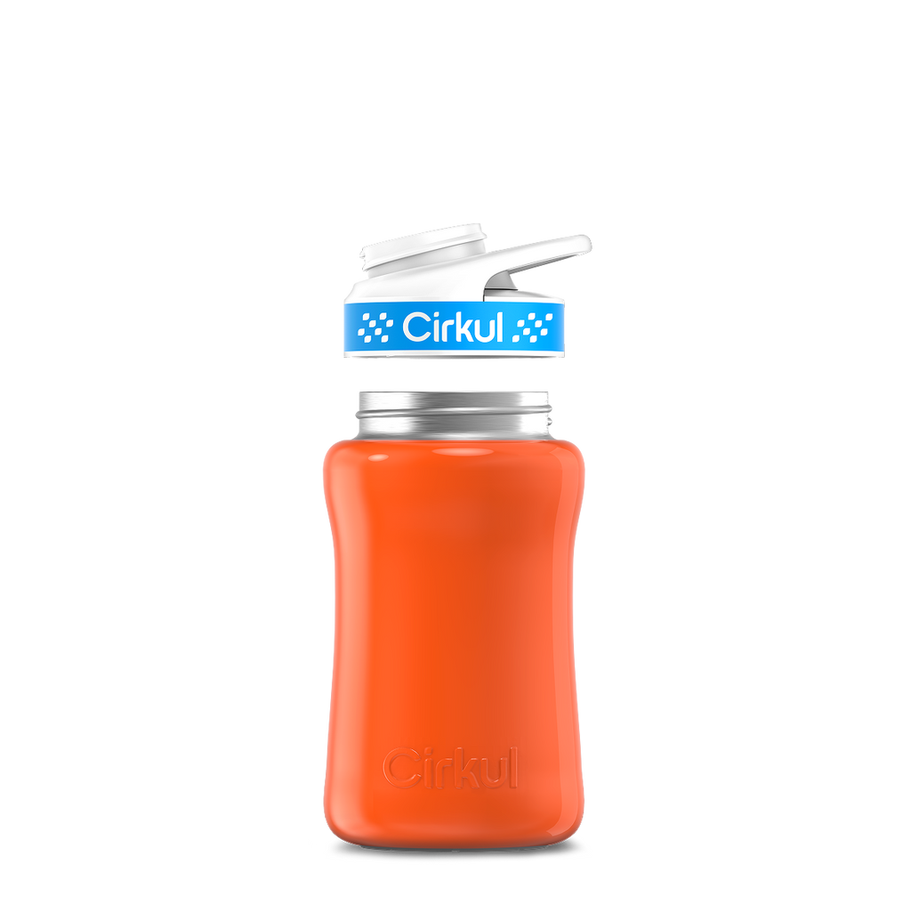 12oz. Stainless Steel Bottle & Comfort Grip Lid
