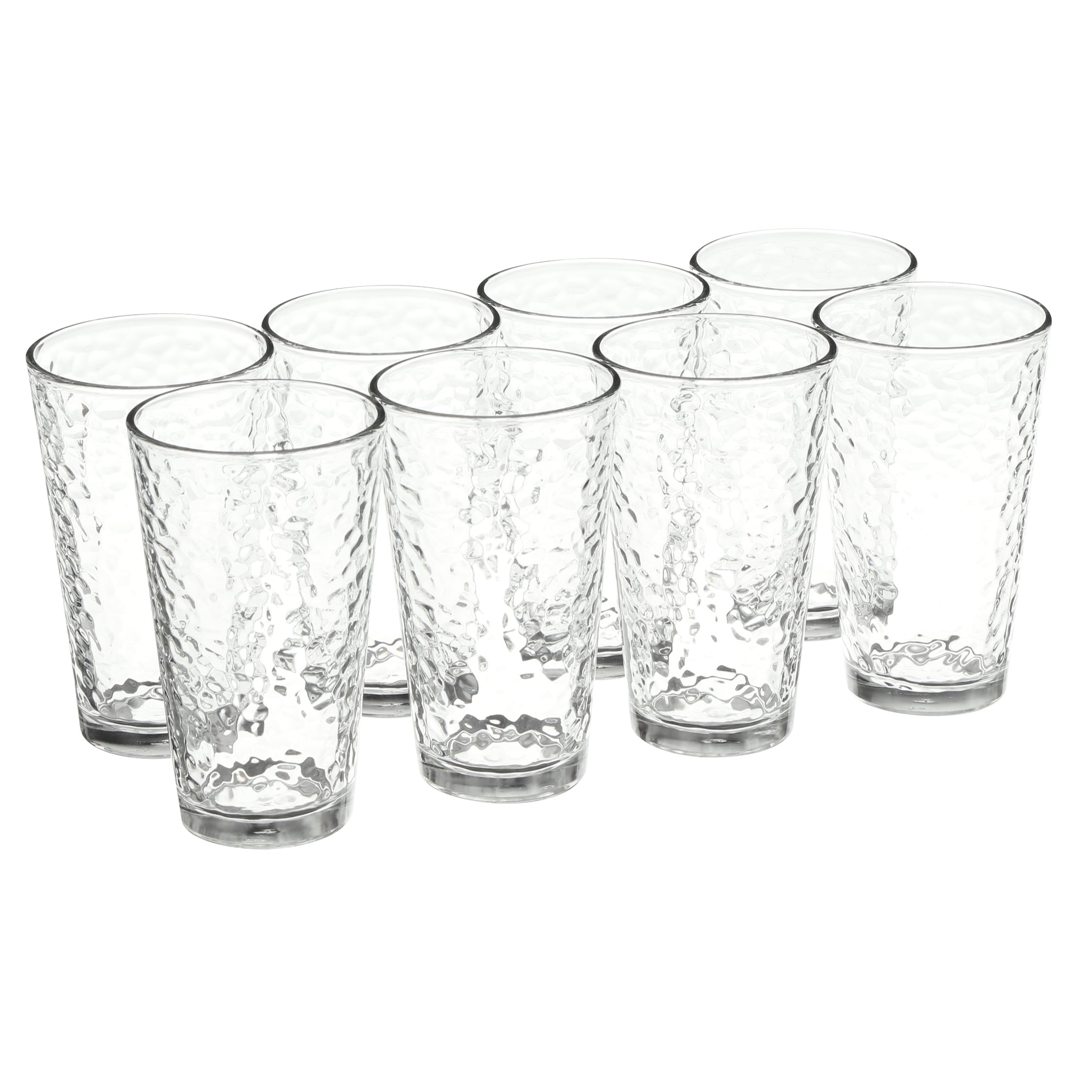 Vintage Frost Glass Drinkware Set, 16.2 oz, 8-Piece
