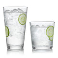 Preston Tumbler and Rocks Glass Cups Set, All Purpose Everyday Drinking Glasses Set of 16, Glassware Drinking Glasses for Birthdays, Dinners