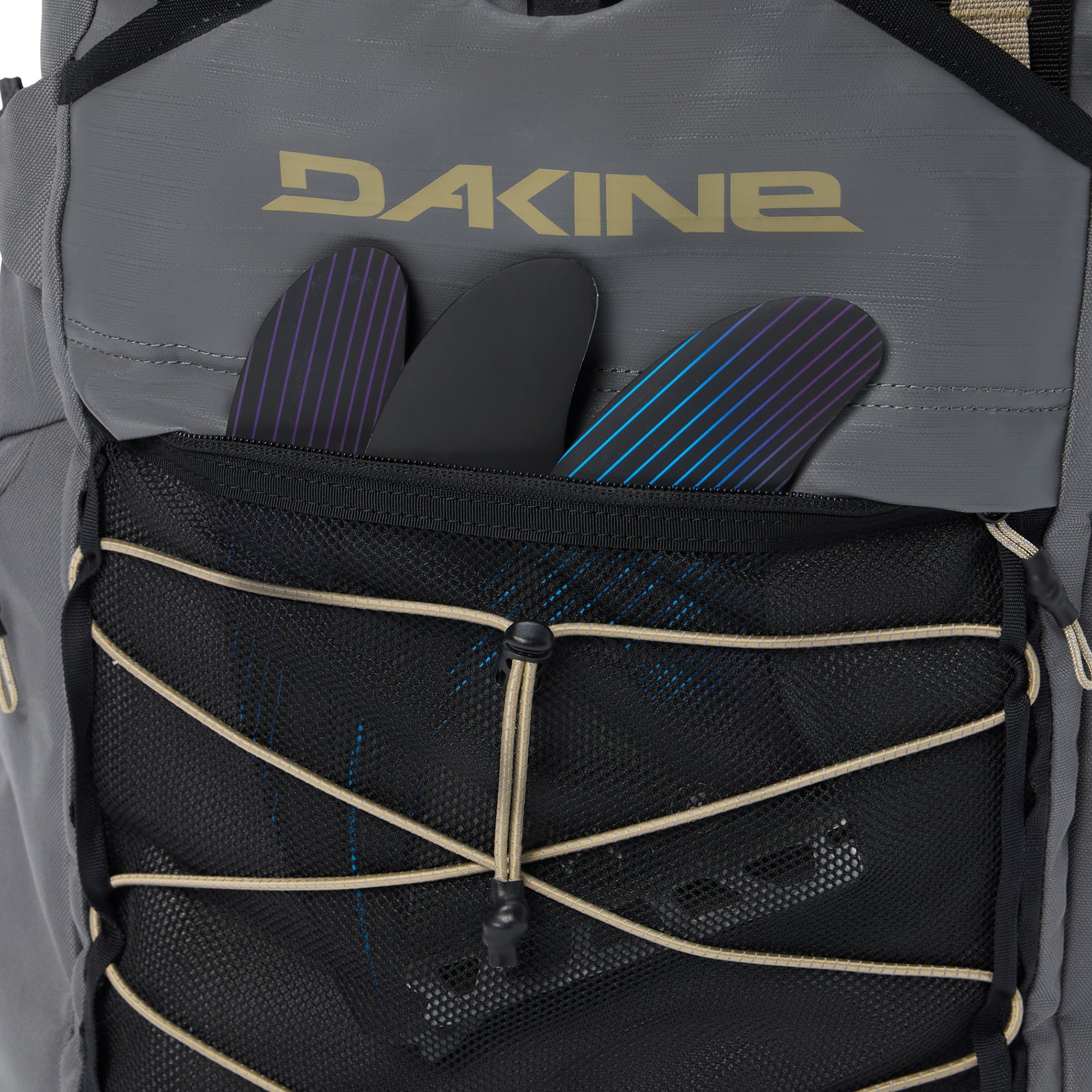 Dakine Mission Surf DLX Wet/Dry Rolltop Backpack 35L - Stone/Castlerock