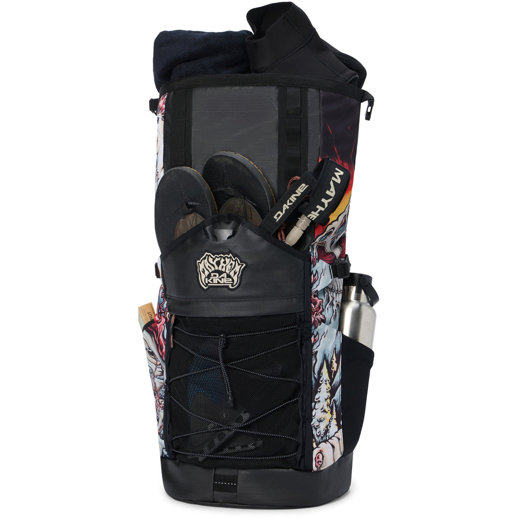 Dakine Mission Surf DLX Wet/Dry Rolltop Backpack 35L - Mayhem Marron