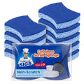 MR.SIGA Non-Scratch Cellulose Scrub Sponge, Dual-Sided Dishwashing Sponge for Kitchen, 9 Pack