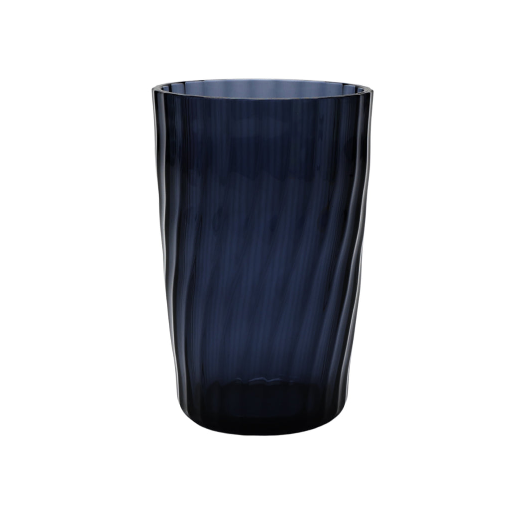 20-Ounce Acrylic Tall Embossed Swirl Tumbler, Blue