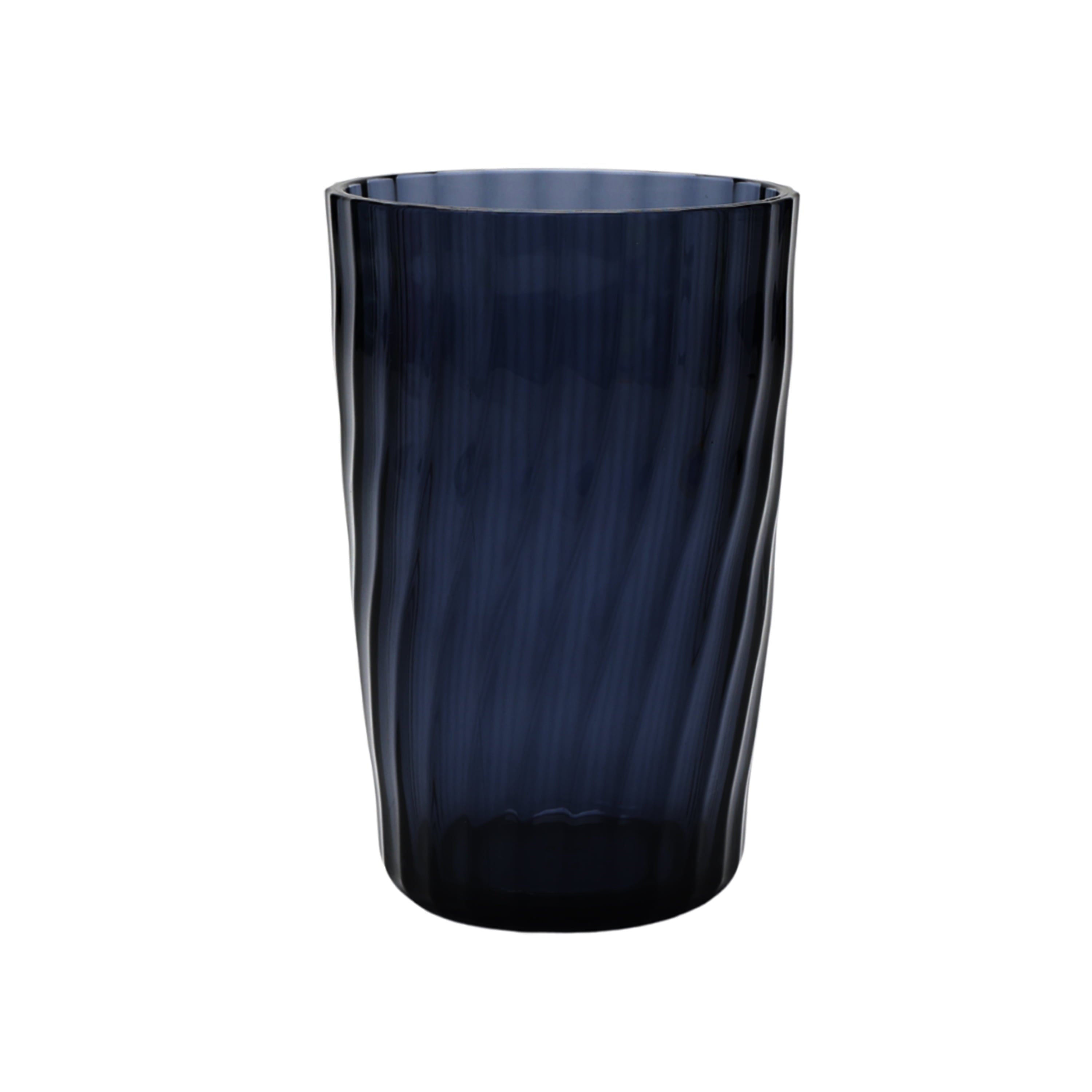 20-Ounce Acrylic Tall Embossed Swirl Tumbler, Blue