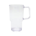 21-Ounce Acrylic Tumbler with Handle, Clear