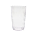 20-Ounce Acrylic Tall Embossed Swirl Tumbler, Clear