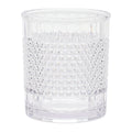 14-Ounce Short Acrylic Diamond Texture Tumbler, Clear