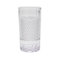 20 oz Clear Tall Acrylic Diamond Texture Tumbler