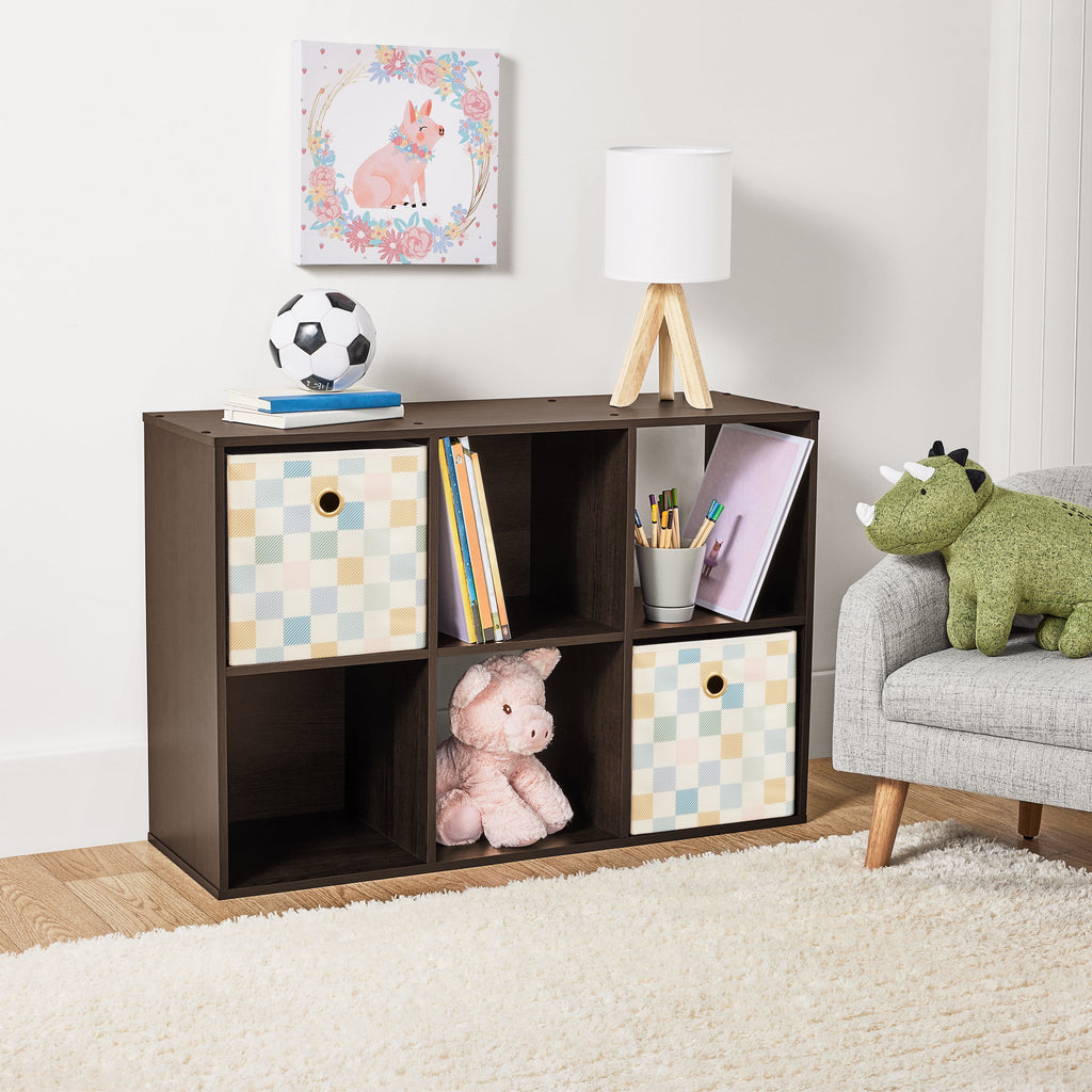 6 Cube Storage Organizer, White