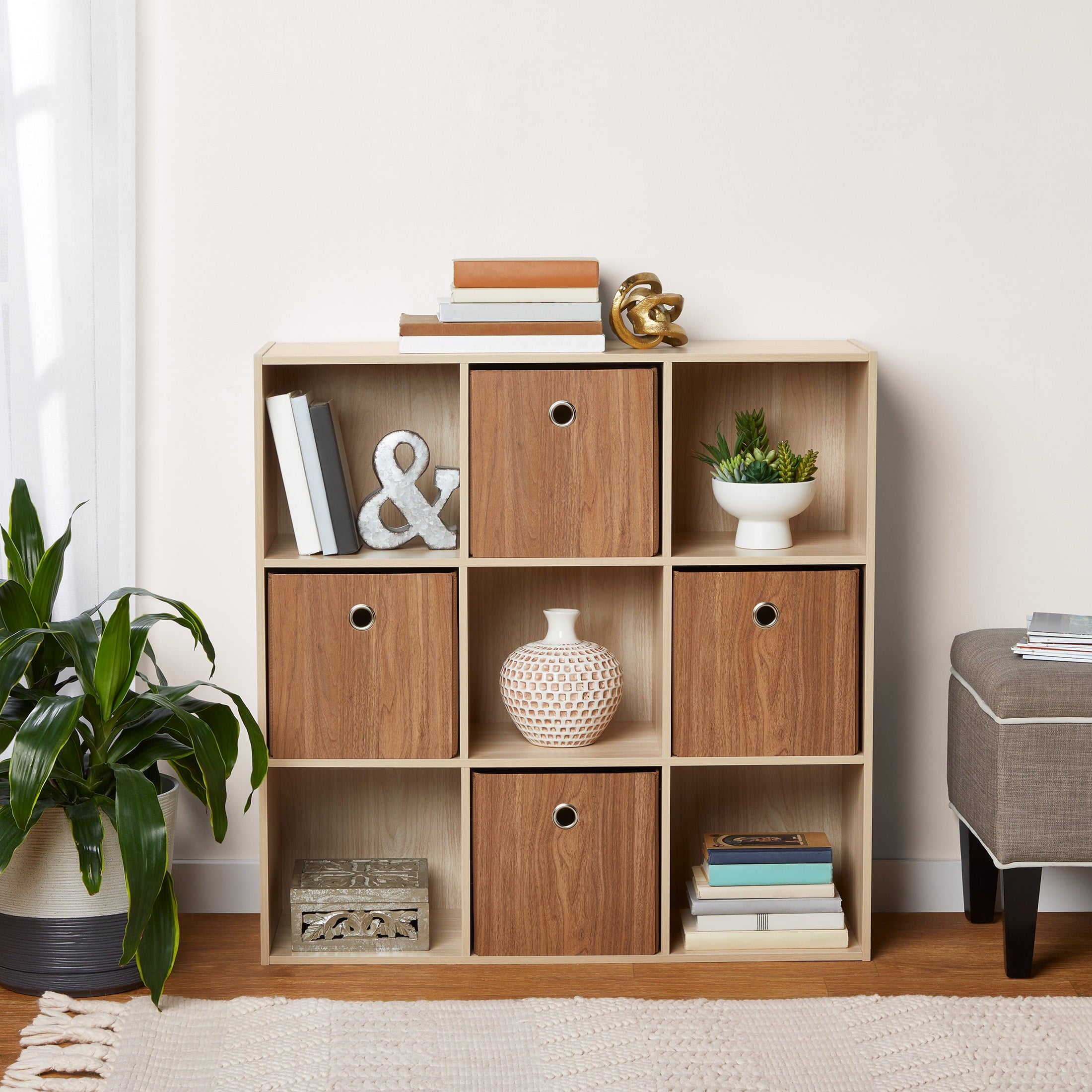 9 Cube Storage Organizer, White