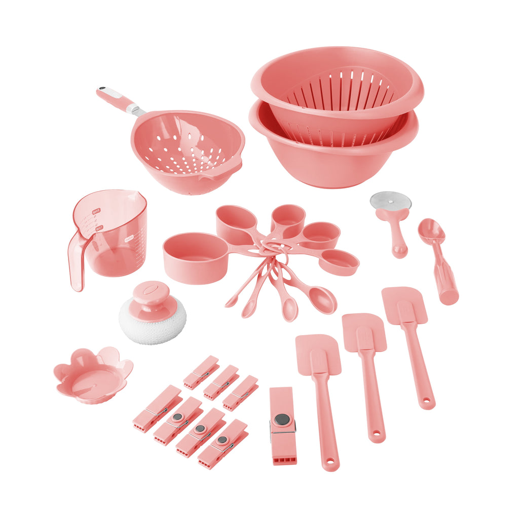 28-Piece Complete Kitchen Gadget Bundle, Gray