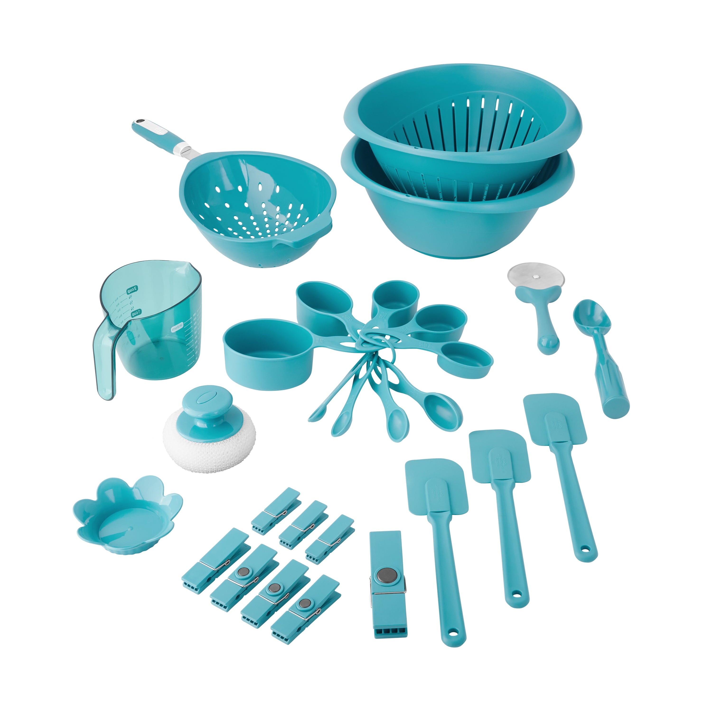 28-Piece Complete Kitchen Gadget Bundle, Gray