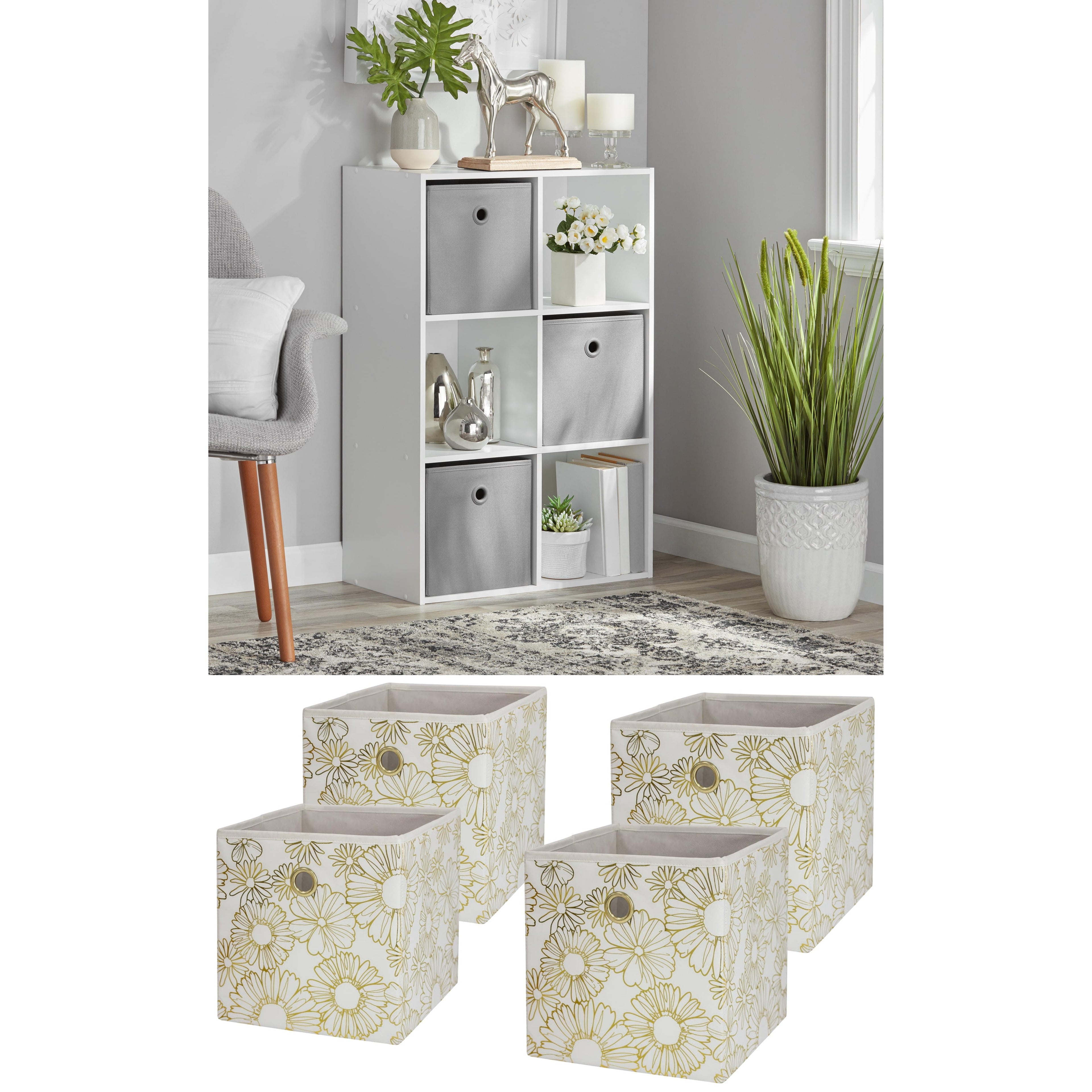 6 Cube Storage Organizer, White