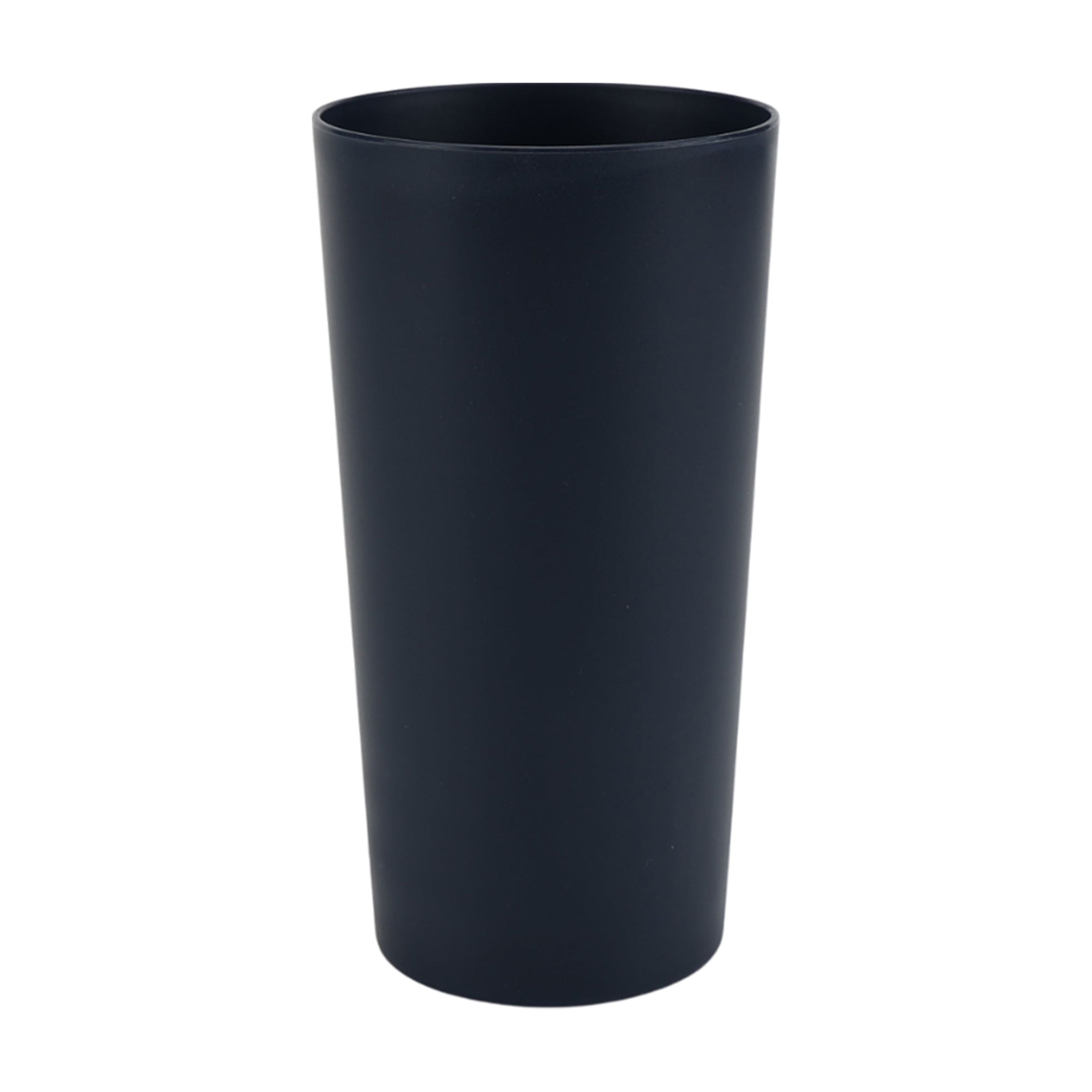 - Dark Blue Round Plastic Tumbler, 26-Ounce
