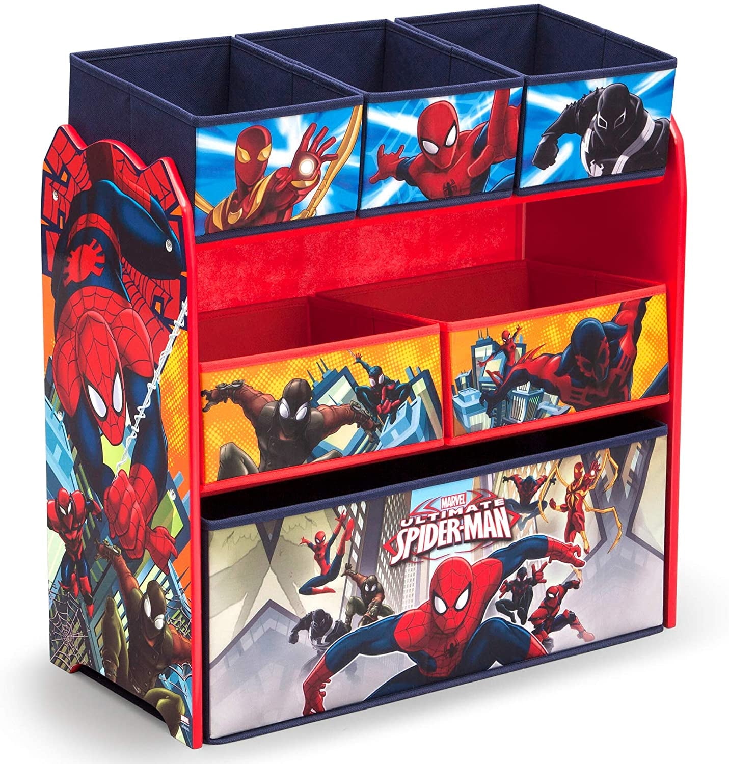 Design and Store 6 Bin Toy Storage Organizer by