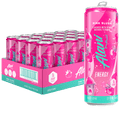 Sugar Free Energy Drink, Pink Slush, 12 fl oz, 24 Pack, Cans, 200mg Caffeine