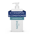 Strengthening 2-in-1 Mens Shampoo and Conditioner Cashmere and Rain 16.5 fl oz
