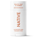 Deodorant, Aluminum Free, Black Oak &amp; Amber, for Women and Men, 2.65 oz