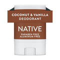 Deodorant, Aluminum Free, Coconut &amp; Vanilla, for Women and Men, Travel Size 0.35 oz