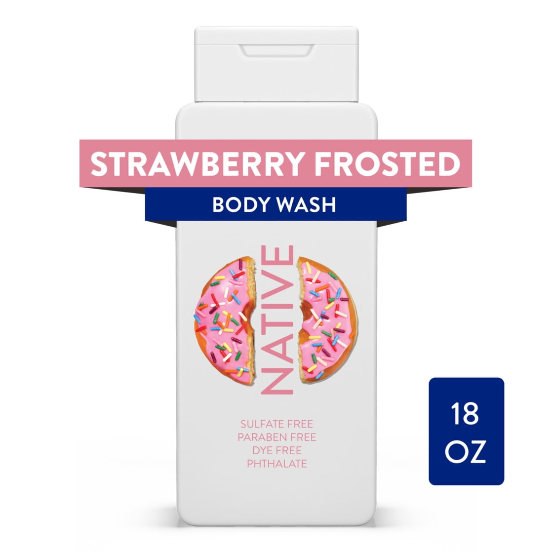 Body Wash, Sea Salt &amp; Cedar, Sulfate Free, Naturally Derived Ingredients, 24hr Freshness, for Women &amp; Men, 18 fl oz
