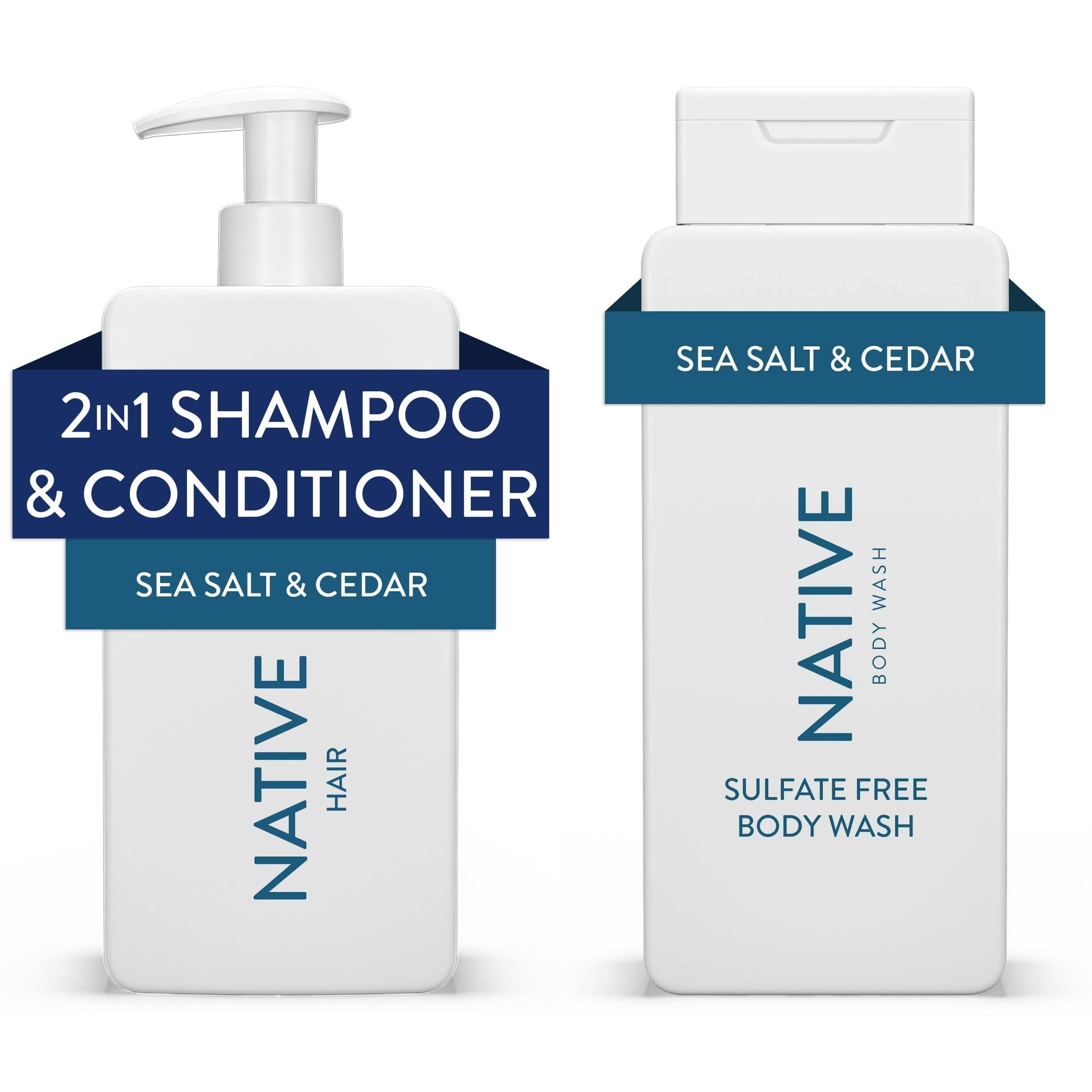 Full and Thick 2-in-1 Mens Shampoo and Conditioner Sea Salt and Cedar 16.5 fl oz