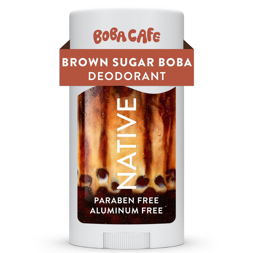 Aluminum Free Deodorant, Limited Edition Berry Blossom Tea, 72 Hour Odor Protection, for Women and Men, Boba Café, 2.65oz