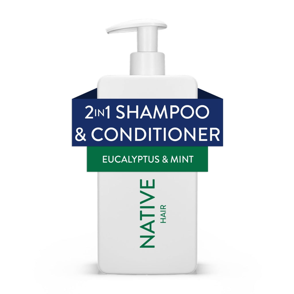 Scalp Refreshing 2 in 1 Shampoo and Conditioner Eucalyptus Mint Sulfate &amp; Paraben Free 16.5 fl oz