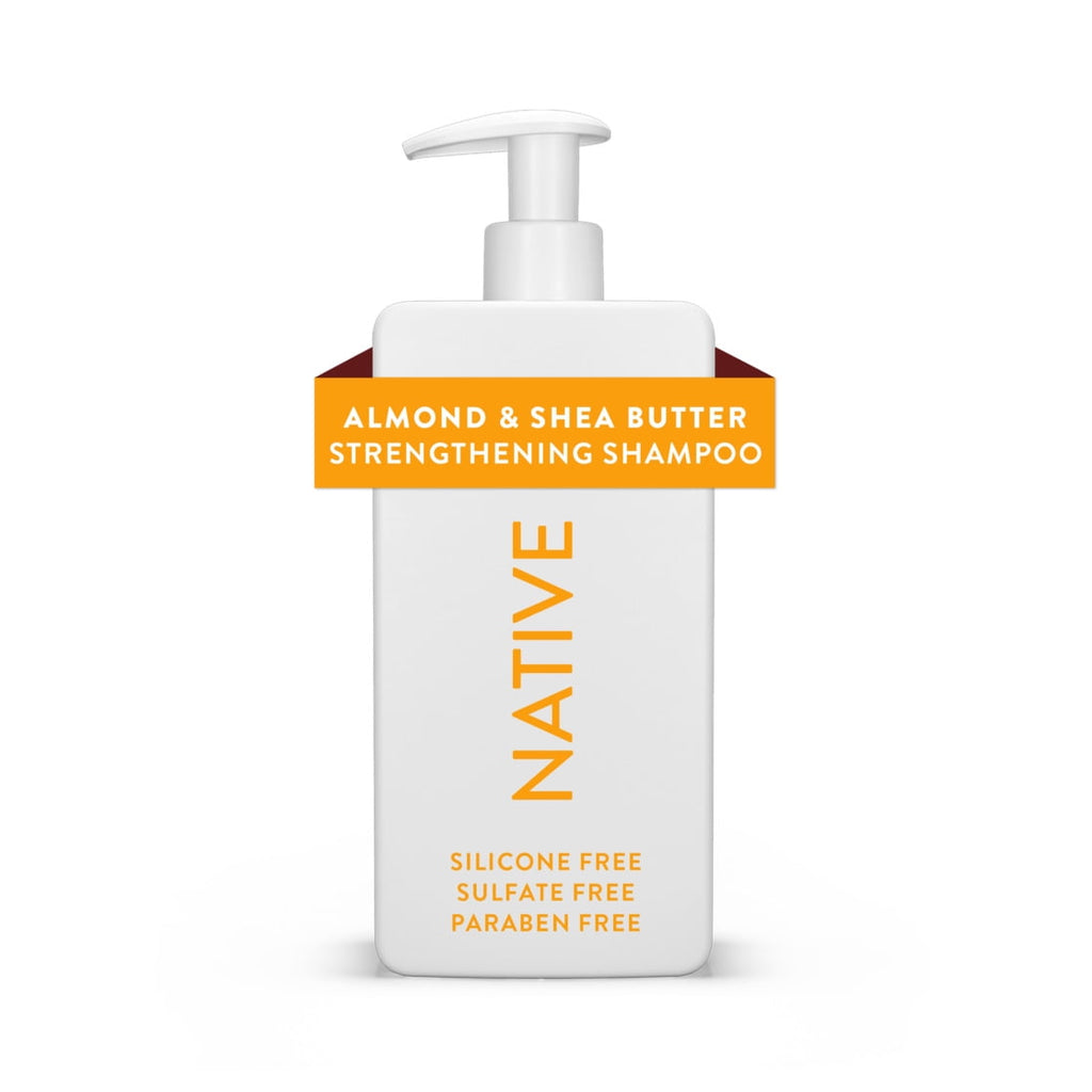 Strengthening Shampoo, Almond &amp; Shea Butter, Sulfate &amp; Paraben Free, 16.5 oz