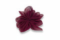 Glitter Mesh Flower Hair Clip