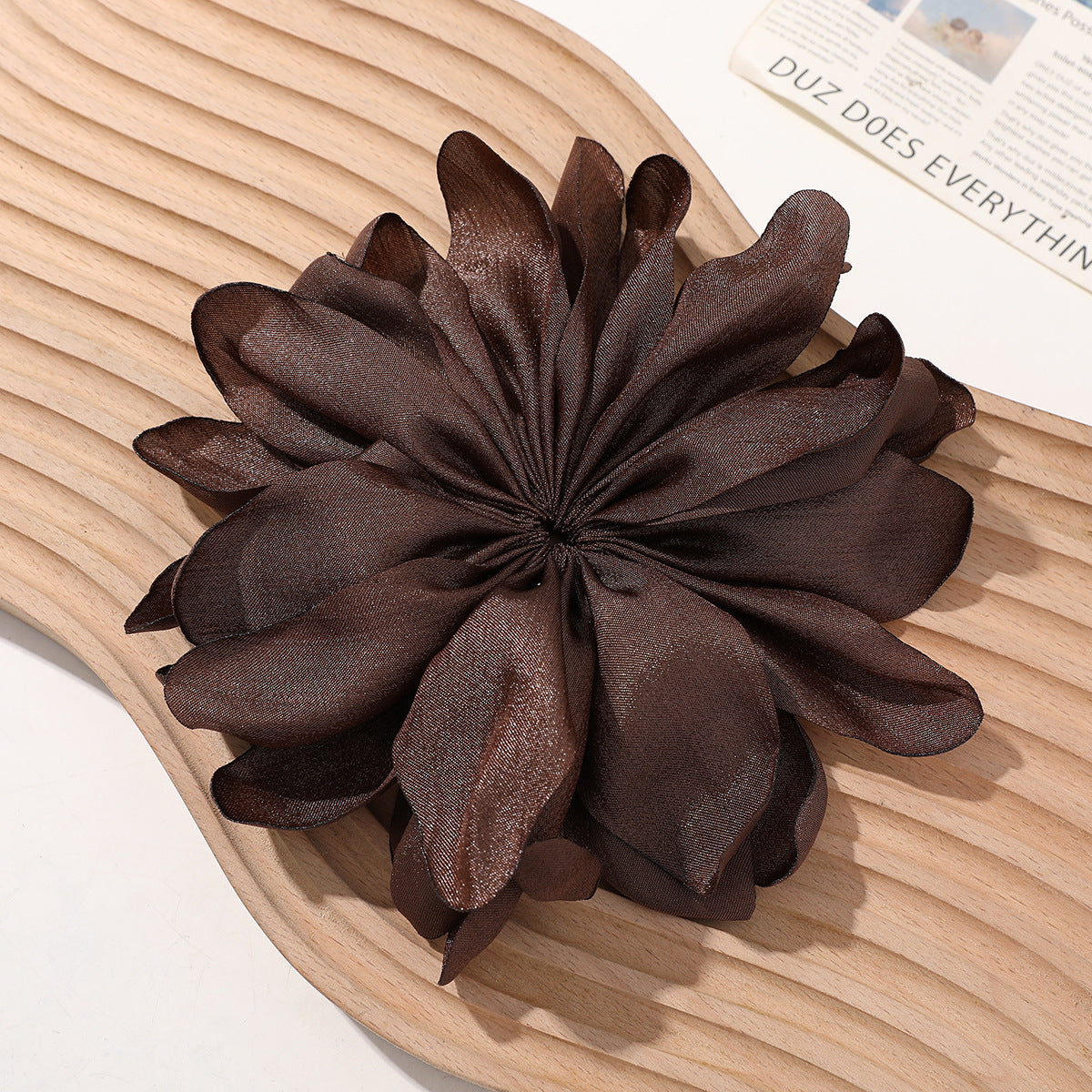 Layered Fabric Flower Hair Clip