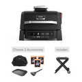 Ninja Woodfire Outdoor Grill and Smoker Stand Bundle