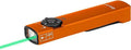 Arkfeld EDC Flat Flashlight, 1000 Lumens LED Light with Green Beam, Rechargeable Battery, Orange