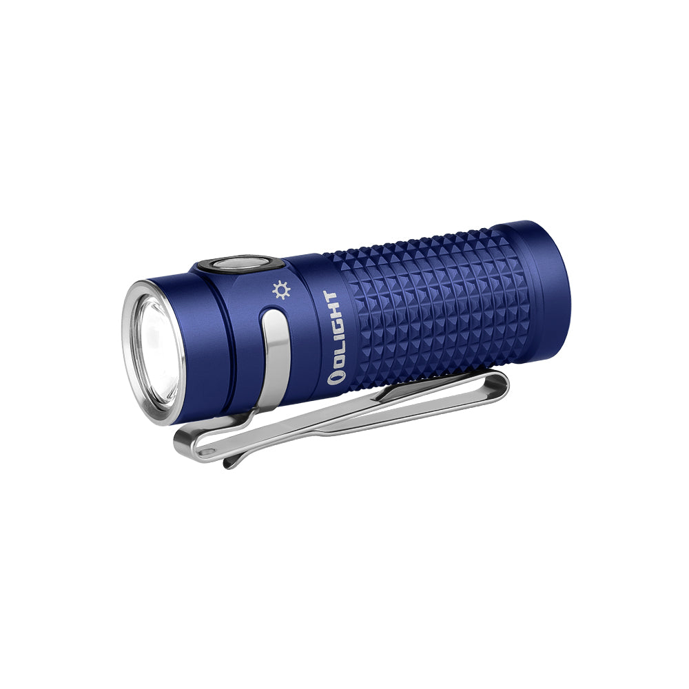 Baton4 Premium Edition EDC Flashlights 1300 Lumens with Type-C Charging Box, Powered by Battery, Small Bright Light IPX8 Waterproof for Emergencies, Outdoors (Orange)