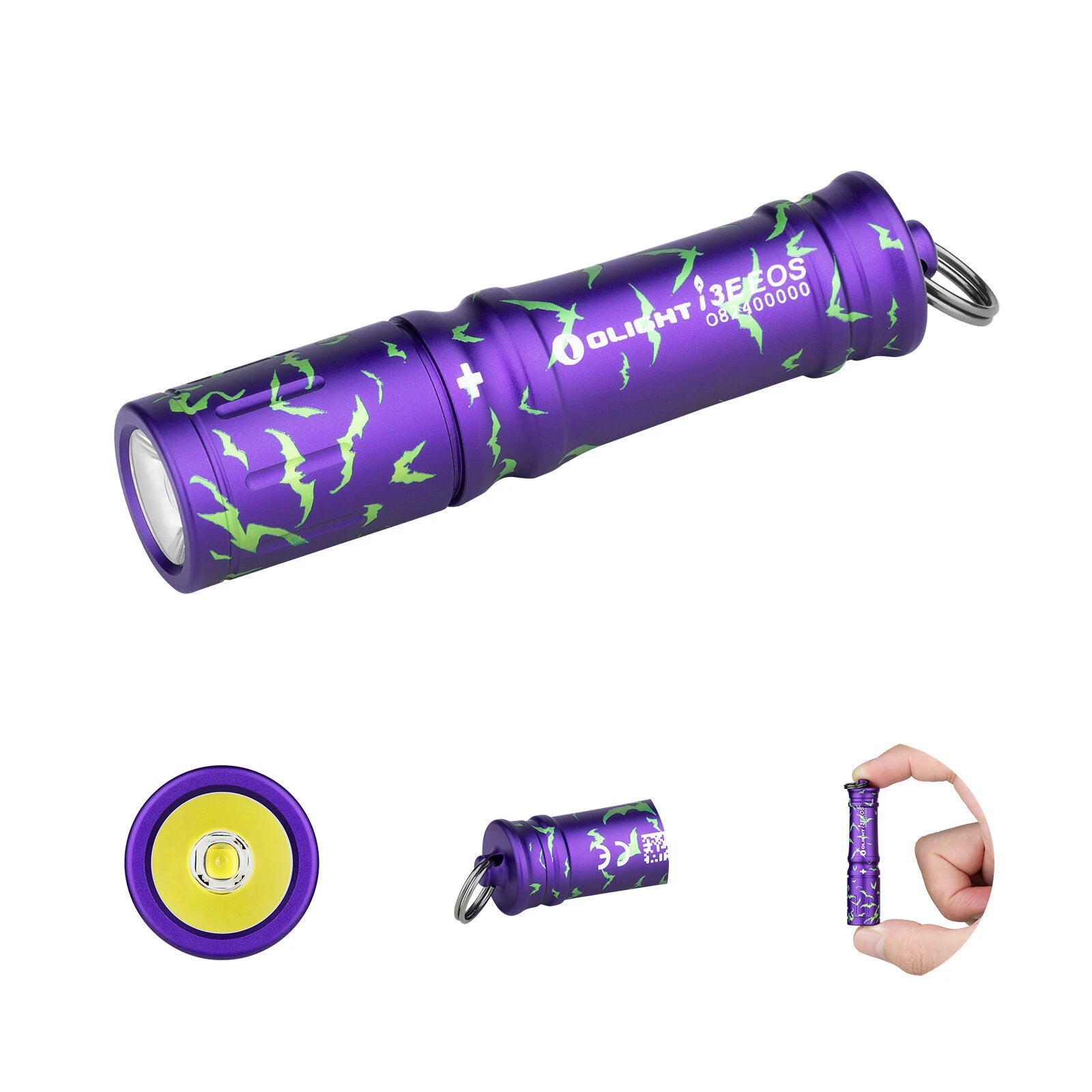 i3E EOS PMMA TIR Lens AAA EDC Flashlight 90 Lumens Compact Keychain Flash Light for Night, Camping (Nocturnal Sentinel)