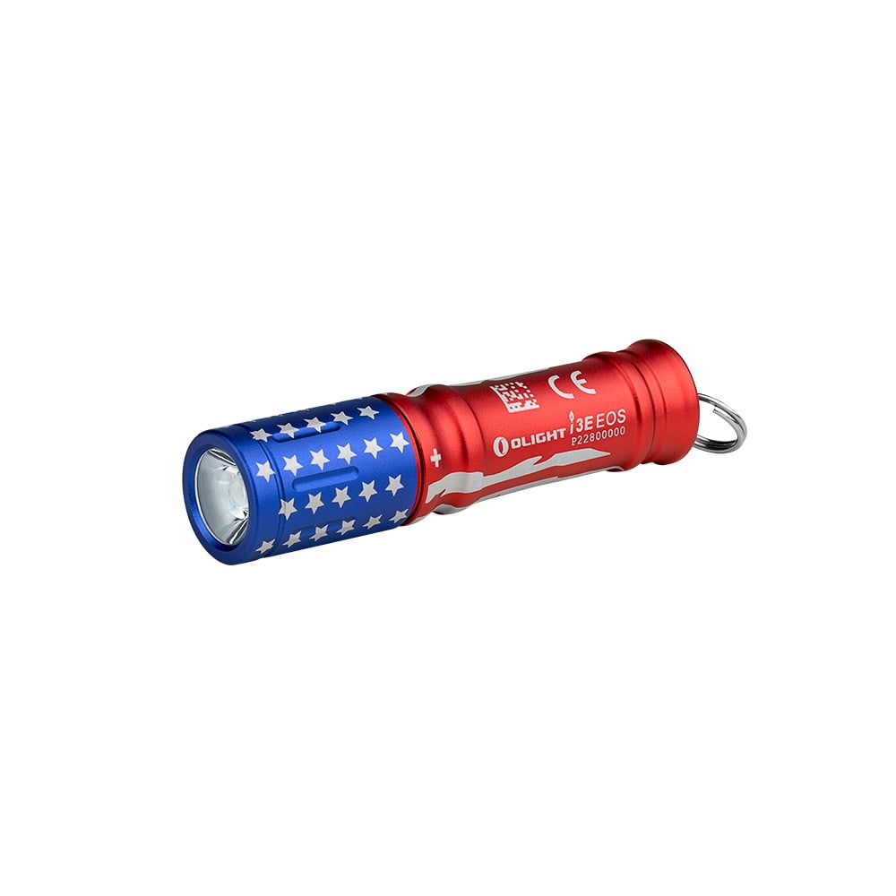 i3E EOS PMMA TIR Lens AAA EDC Flashlight 90 Lumens Compact Keychain Flash Light for Night, Camping (Nocturnal Sentinel)
