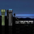 Javelot Long Range Outdoor Flashlight w/Holster, 1350 Lumen, 750 M, OD Green