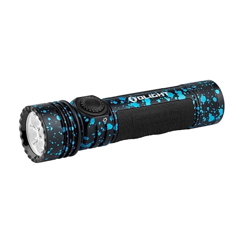 Seeker 4 Pro CW 4600 Lumens LED Rechargeable Flashlight, Black