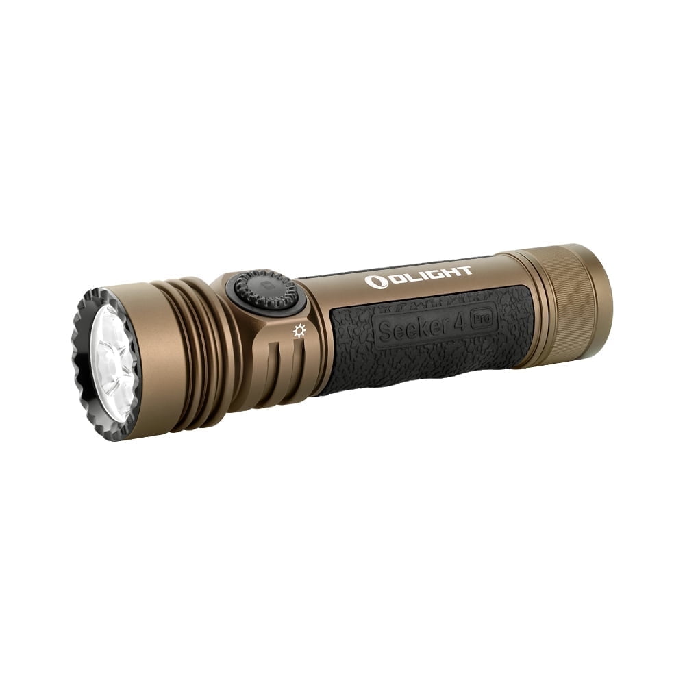 Seeker 4 Pro CW 4600 Lumens LED Rechargeable Flashlight, Black