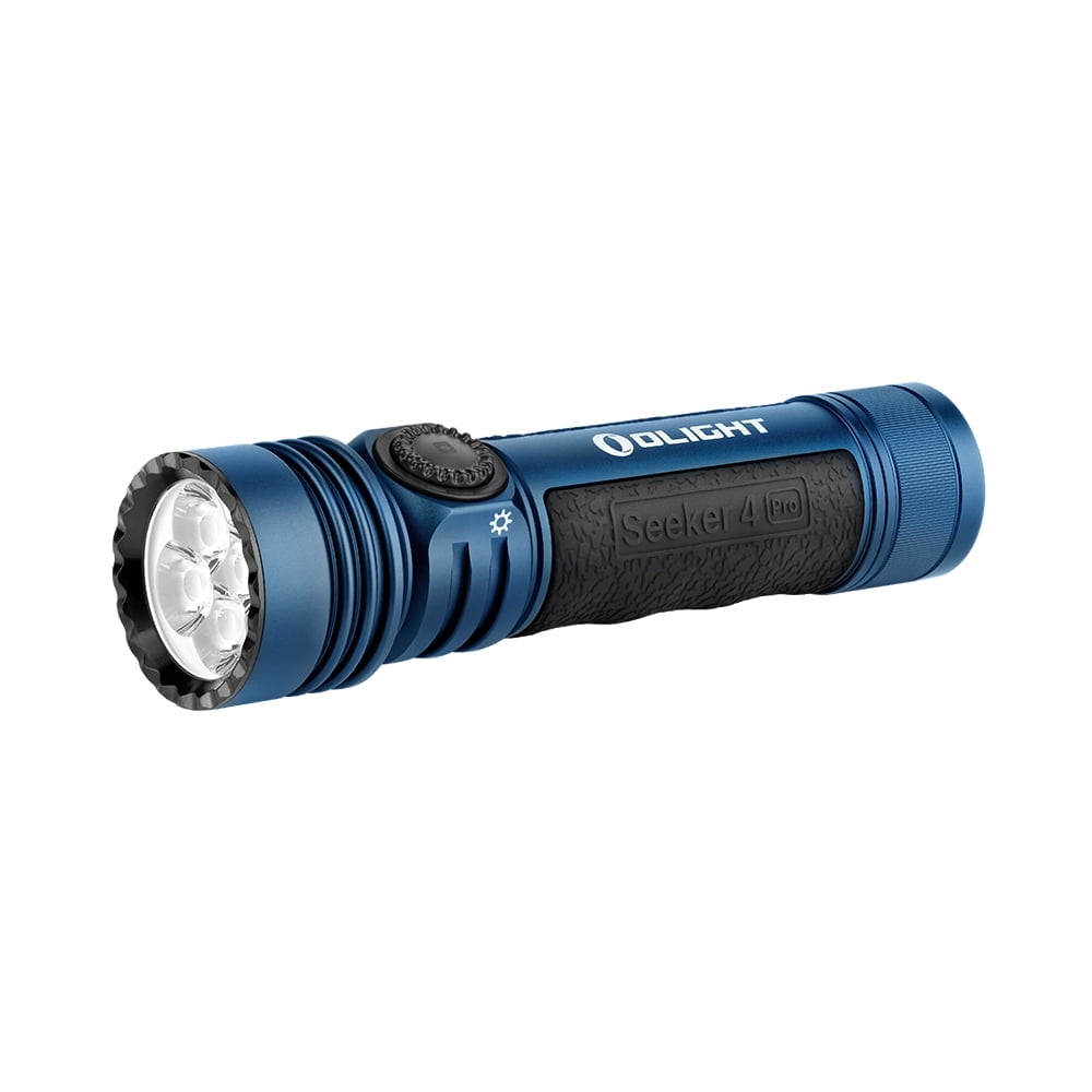 Seeker 4 Pro CW 4600 Lumens LED Rechargeable Flashlight, Black