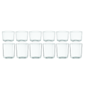 Entertain 365 12-Piece Clear Glass Stackables Drinkware Set