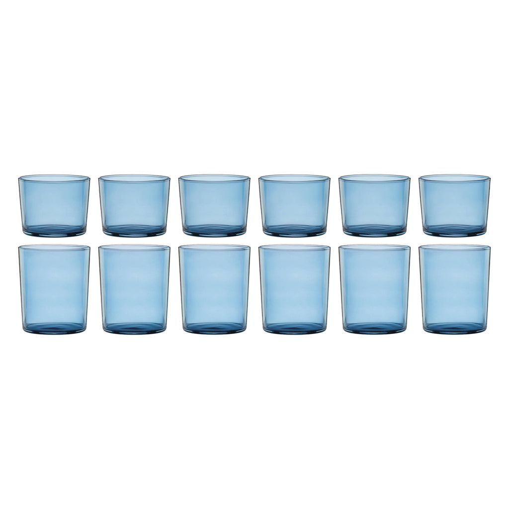 Entertain 365 12-Piece Clear Glass Stackables Drinkware Set