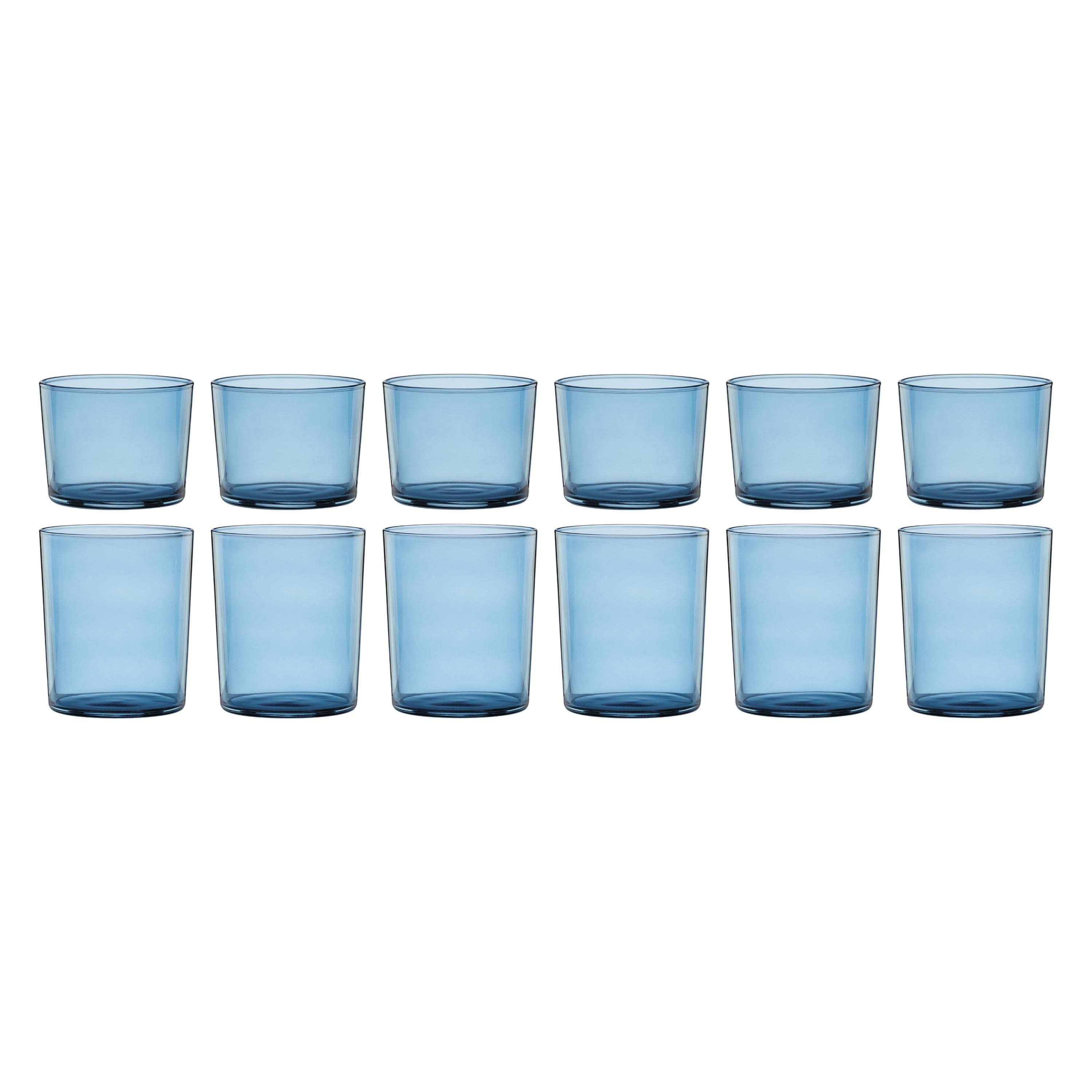 Entertain 365 12-Piece Clear Glass Stackables Drinkware Set