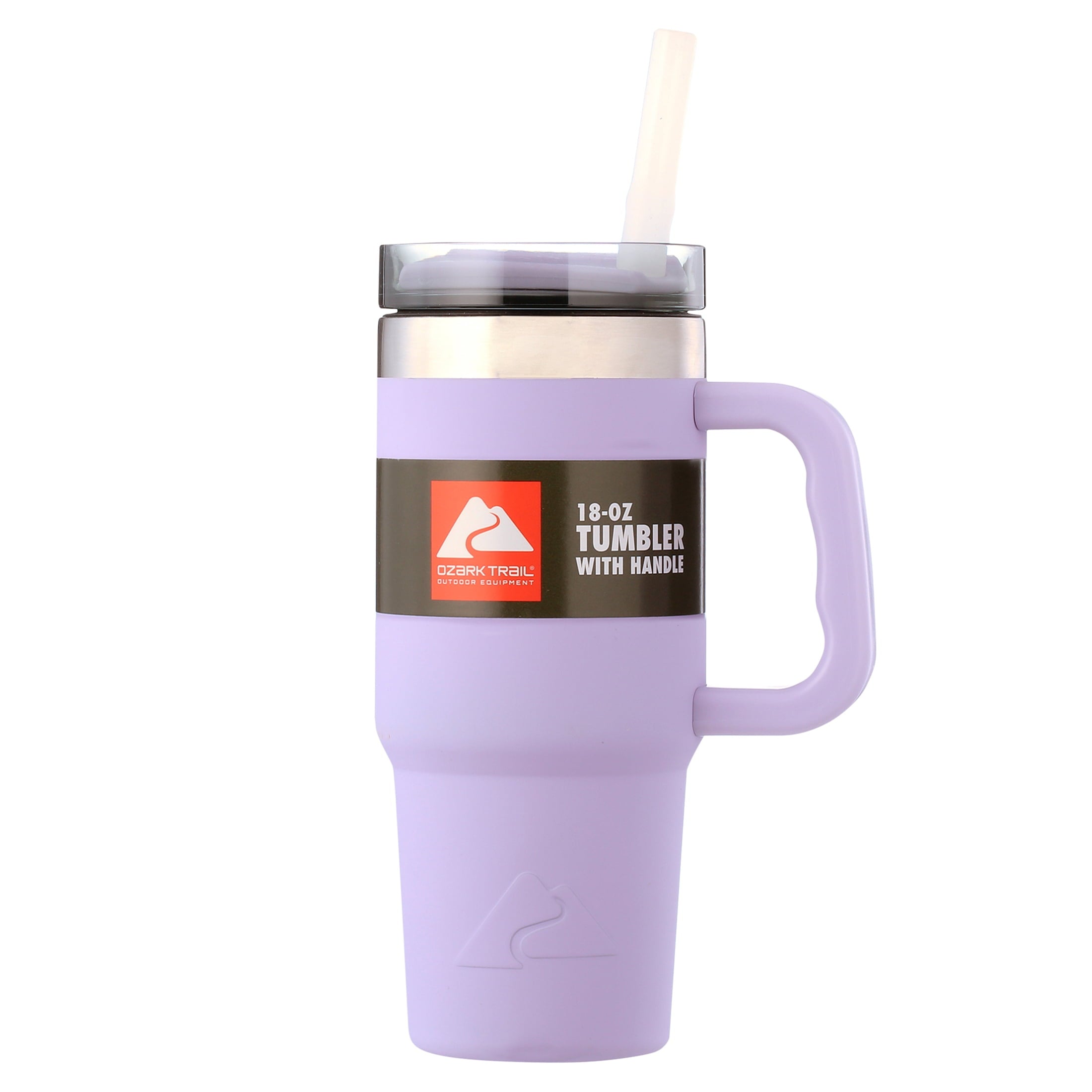 Ozark Trail 18 oz Stainless Steel Insulated Tumbler with Handle, Black