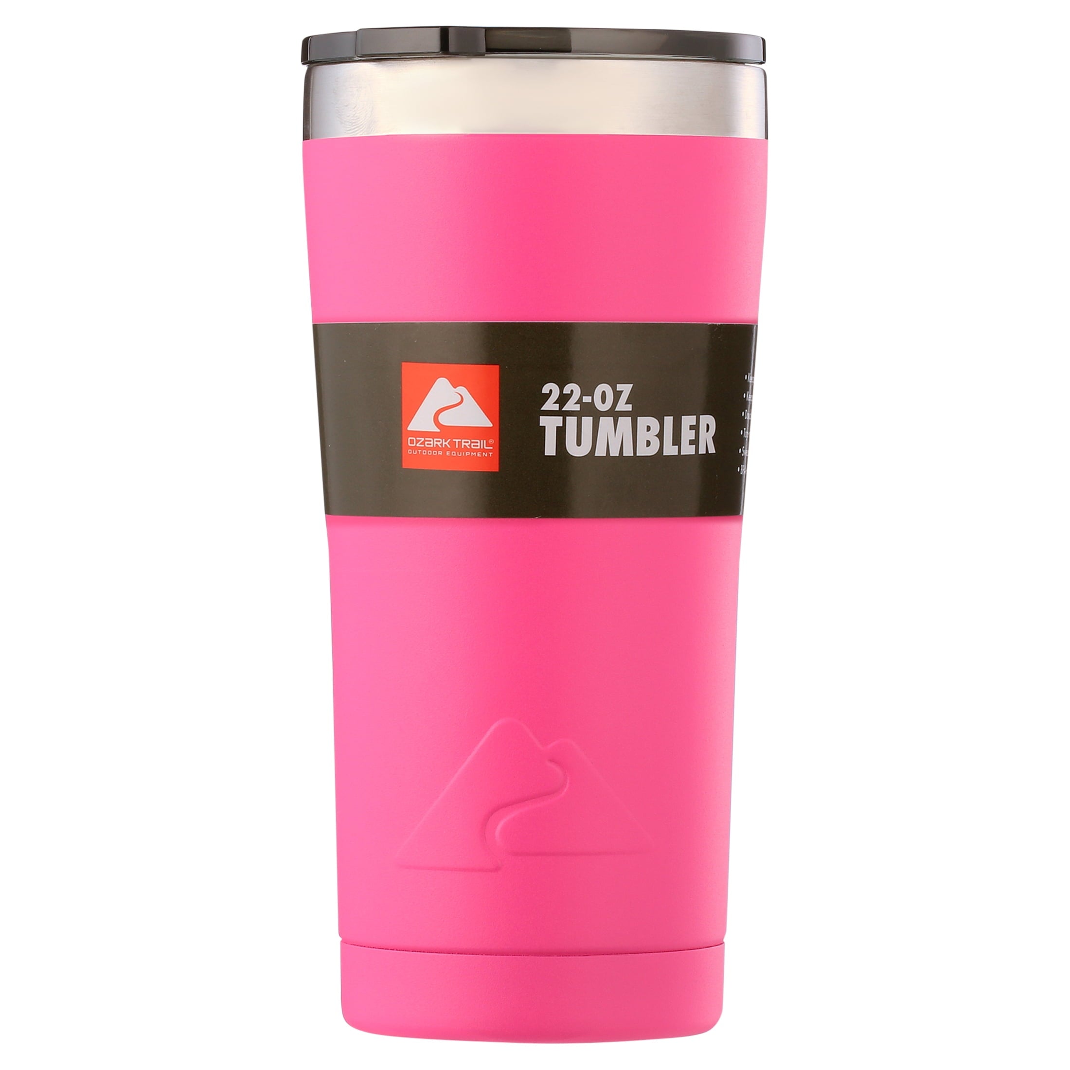 Ozark Trail 22 oz Stainless Steel Insulated Tumbler, Black