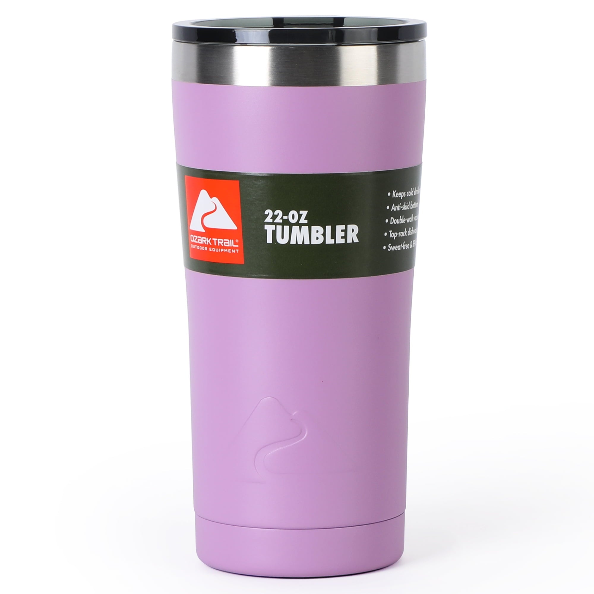 Ozark Trail 22 oz Stainless Steel Insulated Tumbler, Black